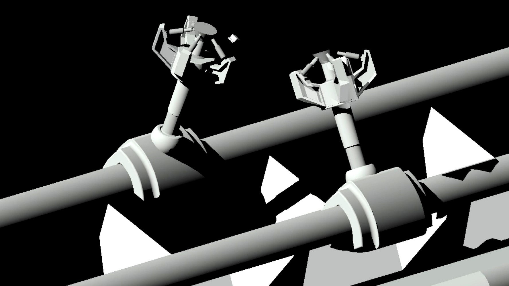 Maglev Rail Conduit Cluster